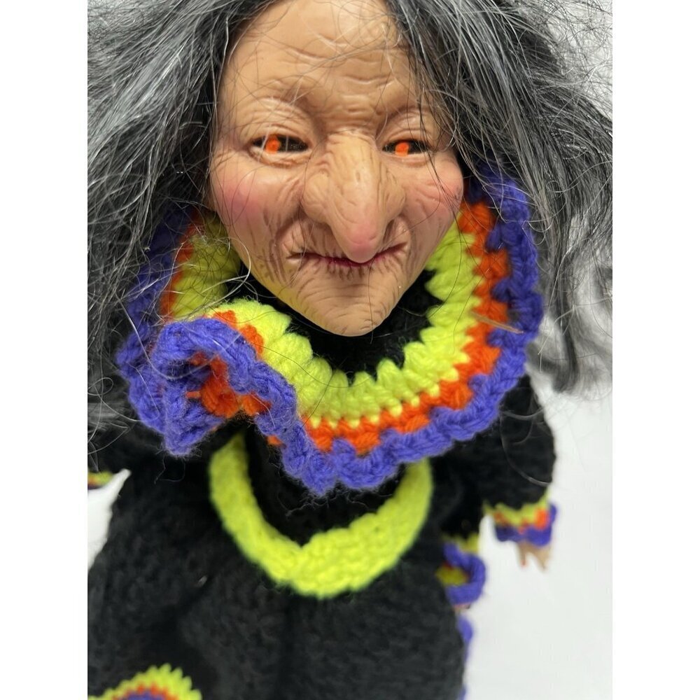 Handmade Halloween Granny Crochet Witch 🎃